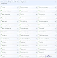 Four N Square Aadhi Bhavan Vegetarian  Restaurant menu 1