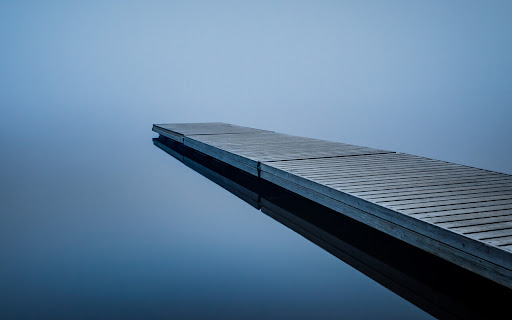 Serenity At Dawn on a Tranquil Wooden Dock screenshot 2