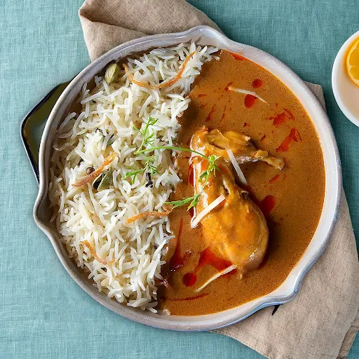 Chicken Tikka Makhani With Rice