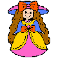 Dolls Color by Number Pixel Art Sandbox Coloring