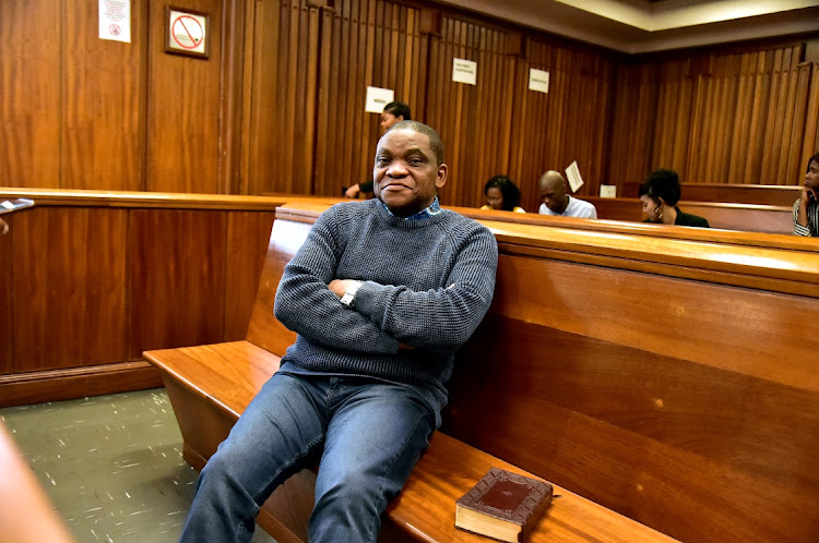 Andisiwe Dike was the state's first witness in the Timothy Omotoso case. Pictured Timothy Omotoso at the Port Elizabeth High Court