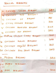 Biryani Bowl menu 8