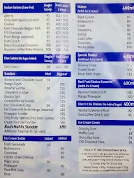 Giani's Ice Cream menu 2