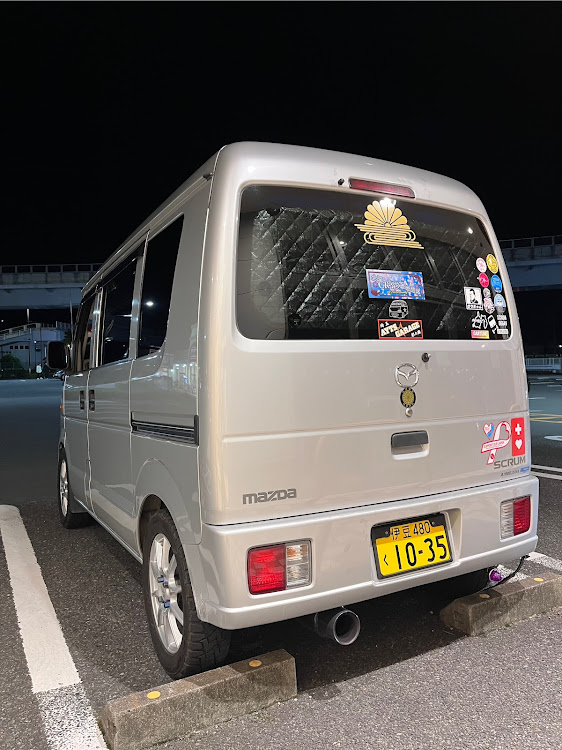 スクラムのラブホ仕様の車中泊仕様・絶滅危惧車種保存会・ドラレコ取り付けに関するカスタム事例の投稿画像15枚目