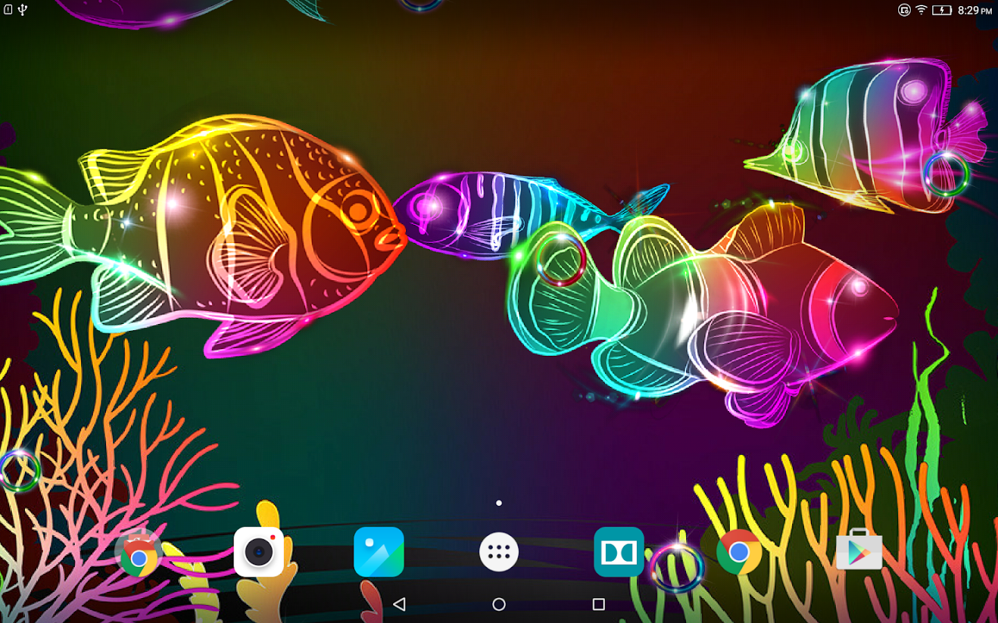 Neon Fish Live Wallpaper Android Apps On Google Play