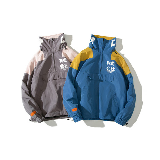 Title 4, Retro color block tooling trench coat, a stylis...