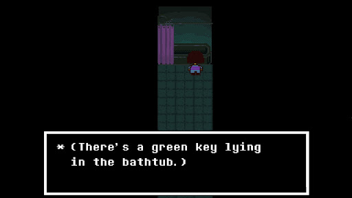 Obtaining the Green Key in the Bathtub