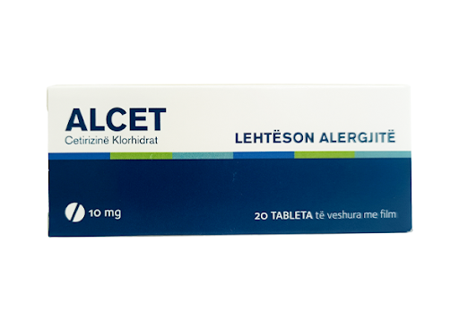Alcet 10mg 20 Tableta-Ilumina Pharma-Tirana-Baboon Delivery