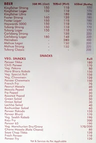 Rajwada Roof Top Restaurant menu 1