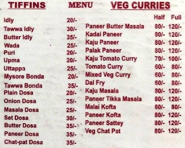 Govind Restaurant menu 