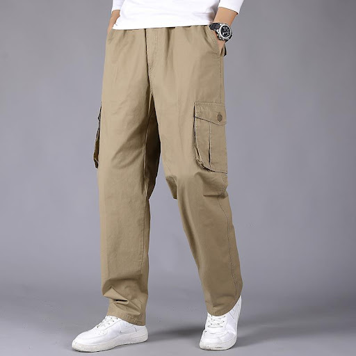 Title 5, Elastic Waist Plus Size Middle-aged Dad Wear-re...