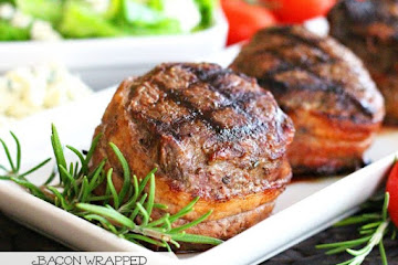 Bacon Wrapped Top Sirloin Medallions