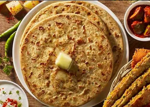 3 Tawa Aloo Paranthas With Raita 100ml