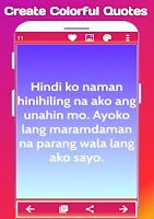 Tagalog Love Quotes : Filipino Screenshot