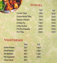 Shahi Chicken Corner menu 1