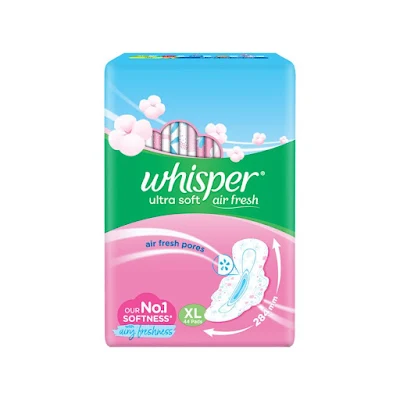 WHISPER SA/PAD ULTRA SOFT WINGS XL 44PC