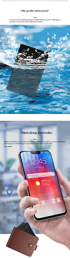 Title 3, Ultra-thin Card Anti-loss Alarm Device Pet Trac...
