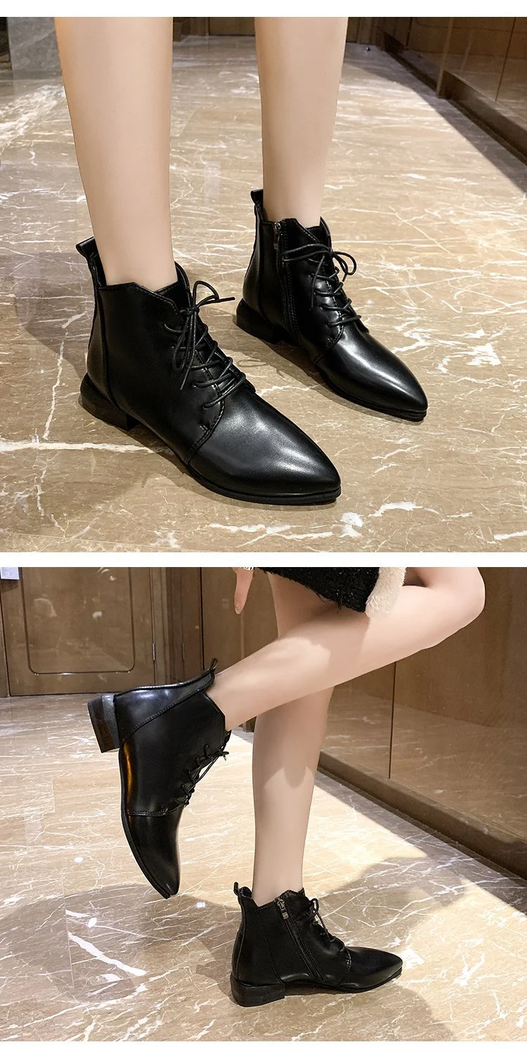Title 6, Bottines femme style britannique, bout pointu, ...
