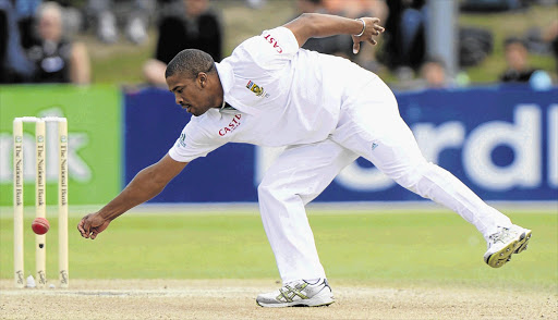 The Proteas' Vernon Philander is expected to change his play to confuse the Kiwis on Thursday Picture: ANTHONY PHELPS/REUTERS