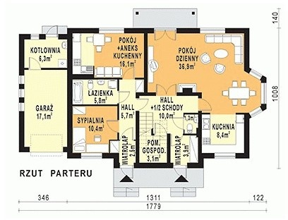 WB-3429 - Rzut parteru