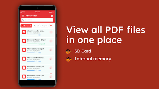 Screenshot PDF Reader: Read all PDF files