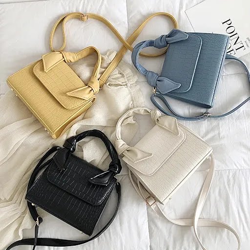 Title 1, Stone-grained shoulder-slung crossbody bag