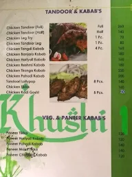 Hotel Khushi menu 4