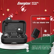 Tai Nghe True Wireless Energizer Ub2609 - Bluetooth V5.0, Tích Hợp Sạc Dự Phòng 2600Mah, Kháng Nước Ipx4 - Hàng Chính Hãng