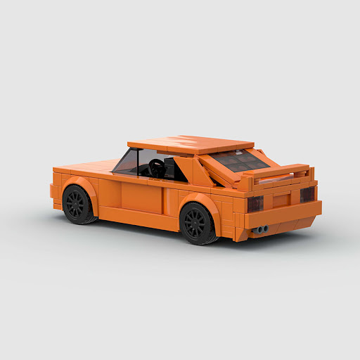 Title 8, E30 M3 Sports Car Racing Moc Small Particle Puz...