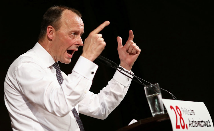 Friedrich Merz. Picture: REUTERS/CHRISTIAN MANG