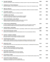 Hotel Arcadia menu 3