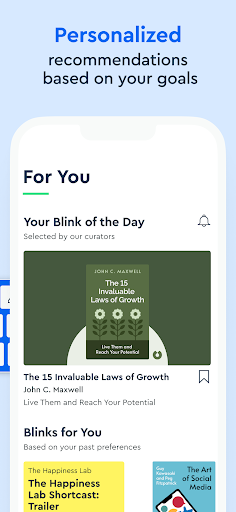 Screenshot Blinkist: Book Summaries Daily