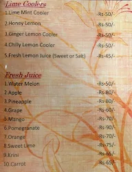 Hotel Shree Mangalambiga menu 8