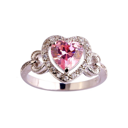 Title 2, Bague cœur en argent pour femmes. Un cadeau da...