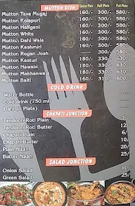 Sahil Dhaba N Cafe menu 1