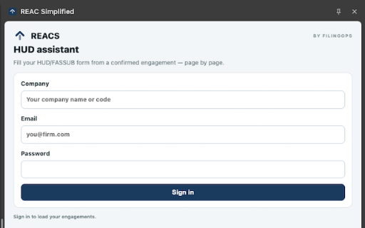 REAC Simplified screenshot 1