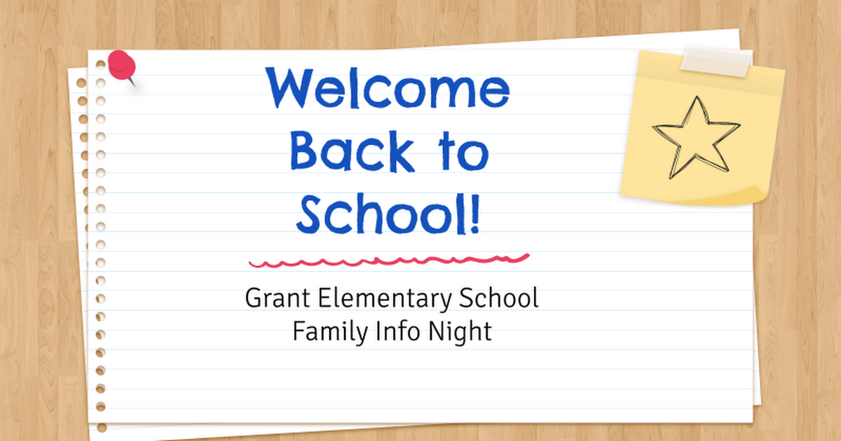 Grant DL Parent Info Slideshow for Orientation 