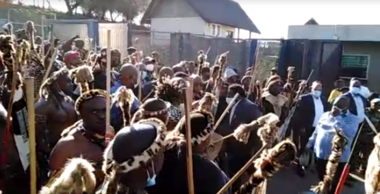 Former president Jacob Zuma makes his first public appearance in Nkandla since the Constitutional Court judgment against him.