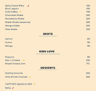 Sugar Rush Outdoors & Cafe menu 1