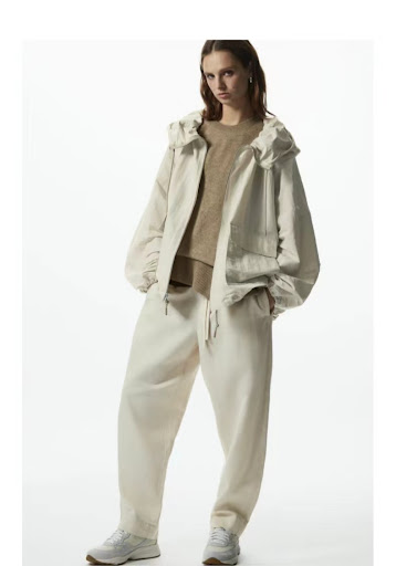 Title 4, Fashion Linen Blend Zipper Coat for women. Brea...