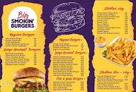 Big Smokin Burgers menu 1