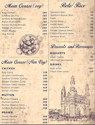 Biryani Badshah menu 1