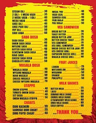 Krishna Snack Junction menu 1