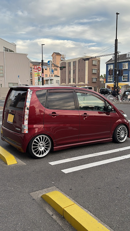 ムーヴカスタムの段切り練習中🔰に関するカスタム事例の投稿画像1枚目