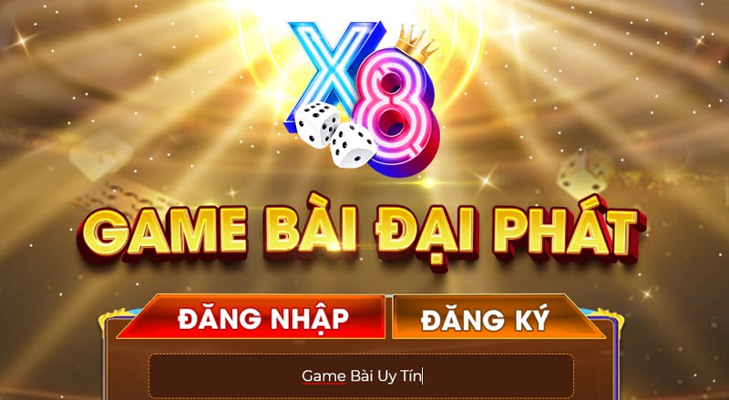 Cổng game bài đại phát, giúp cược thủ giàu có chính là X8 Club