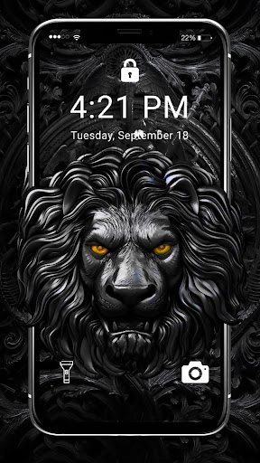 Lion  Eyes APUS Live Wallpaper