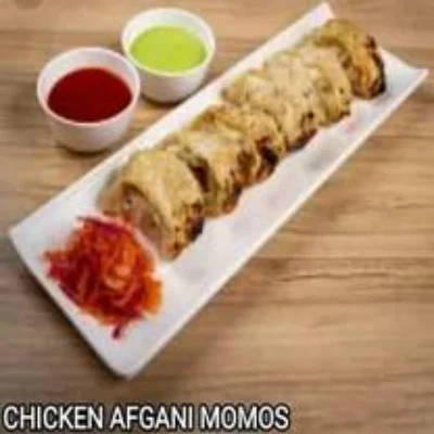 Chicken Afghani Momos.