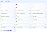 Lucknowee menu 2