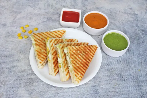 Only Paneer & Corn Cheese Toast Sandwich