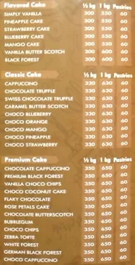 Occasion Cake Shop menu 1